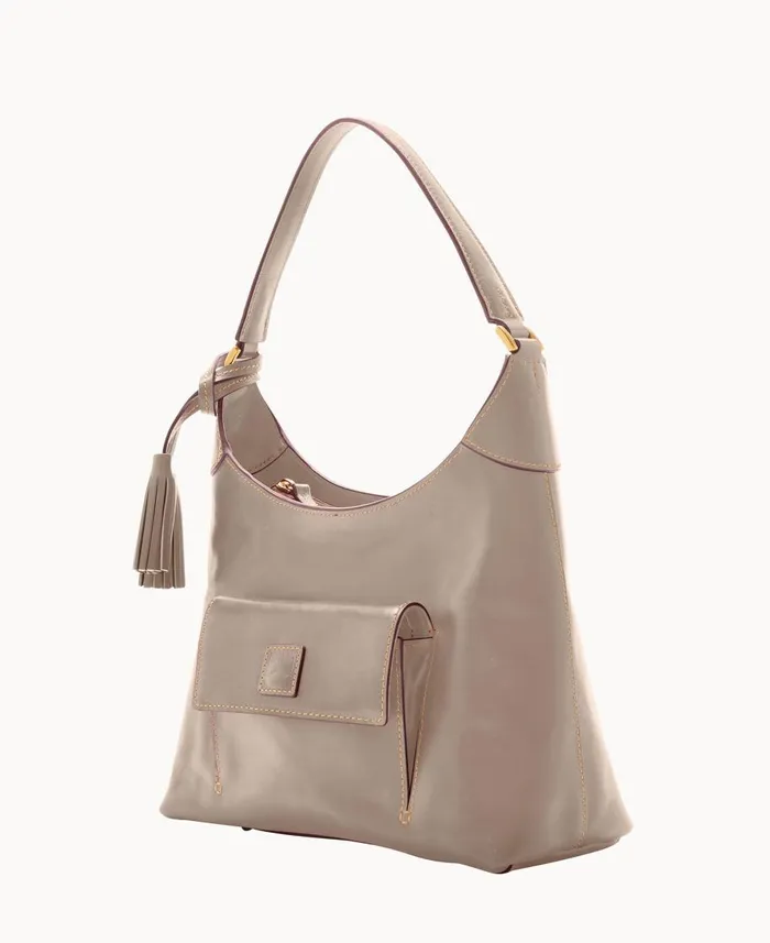 Dooney and Bourke Shoulder Bags Florentine Small Hobo Light Taupe 8211 WomenMen Dooney and Bourke Shoulder Bags Florentine Small Hobo Light Taupe 8211 WomenMen