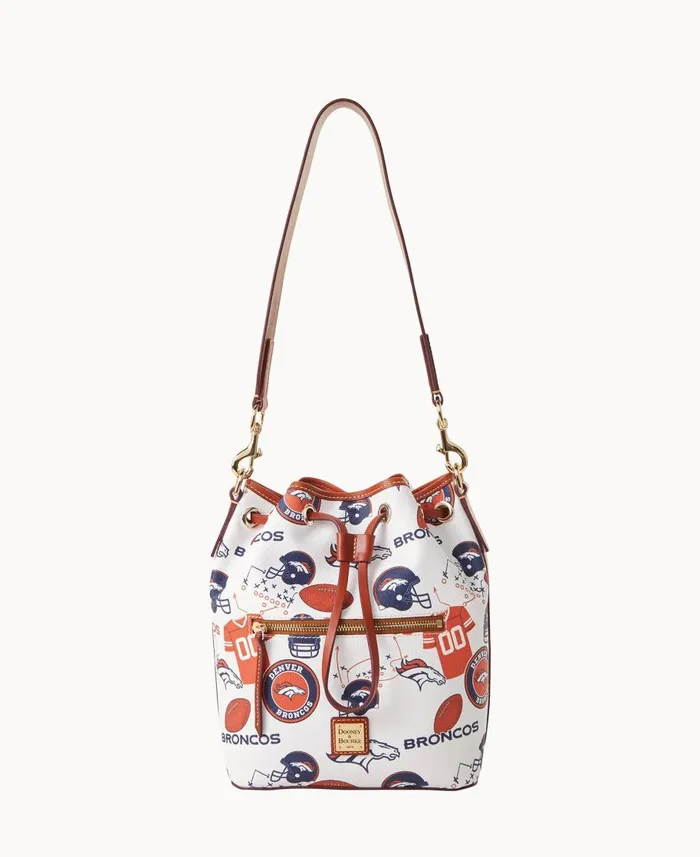 Dooney and Bourke Shoulder Bags NFL Broncos Drawstring Broncos 8211 WomenMen