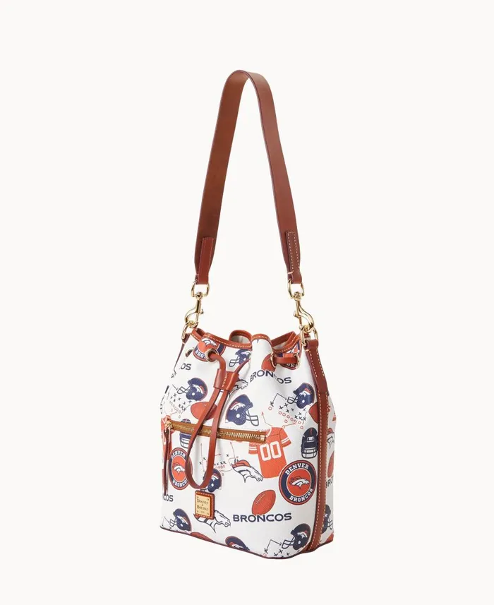 Dooney and Bourke Shoulder Bags NFL Broncos Drawstring Broncos 8211 WomenMen Dooney and Bourke Shoulder Bags NFL Broncos Drawstring Broncos 8211 WomenMen