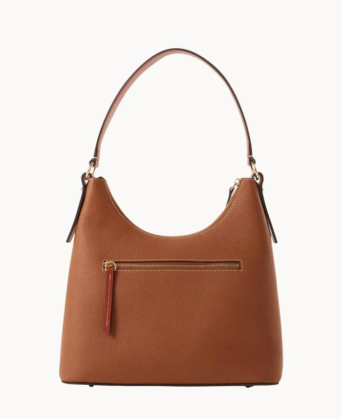 Dooney and Bourke Shoulder Bags Pebble Grain Hobo Caramel 8211 WomenMen