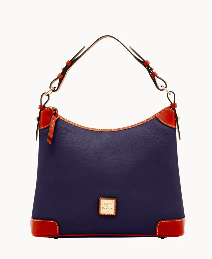 Dooney and Bourke Shoulder Bags Pebble Grain Hobo Midnight Blue 8211 WomenMen Dooney and Bourke Shoulder Bags Pebble Grain Hobo Midnight Blue 8211 WomenMen