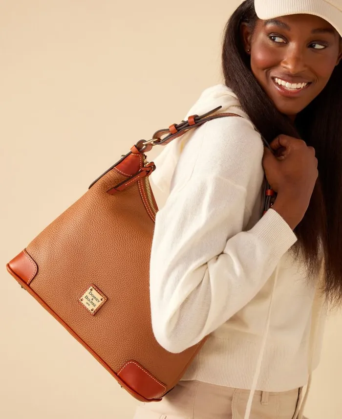 Dooney and Bourke Shoulder Bags Pebble Grain Hobo Midnight Blue 8211 WomenMen Dooney and Bourke Shoulder Bags Pebble Grain Hobo Midnight Blue 8211 WomenMen