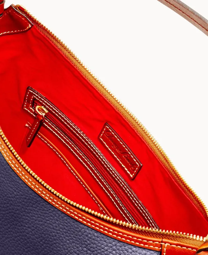 Dooney and Bourke Shoulder Bags Pebble Grain Hobo Midnight Blue 8211 WomenMen Dooney and Bourke Shoulder Bags Pebble Grain Hobo Midnight Blue 8211 WomenMen