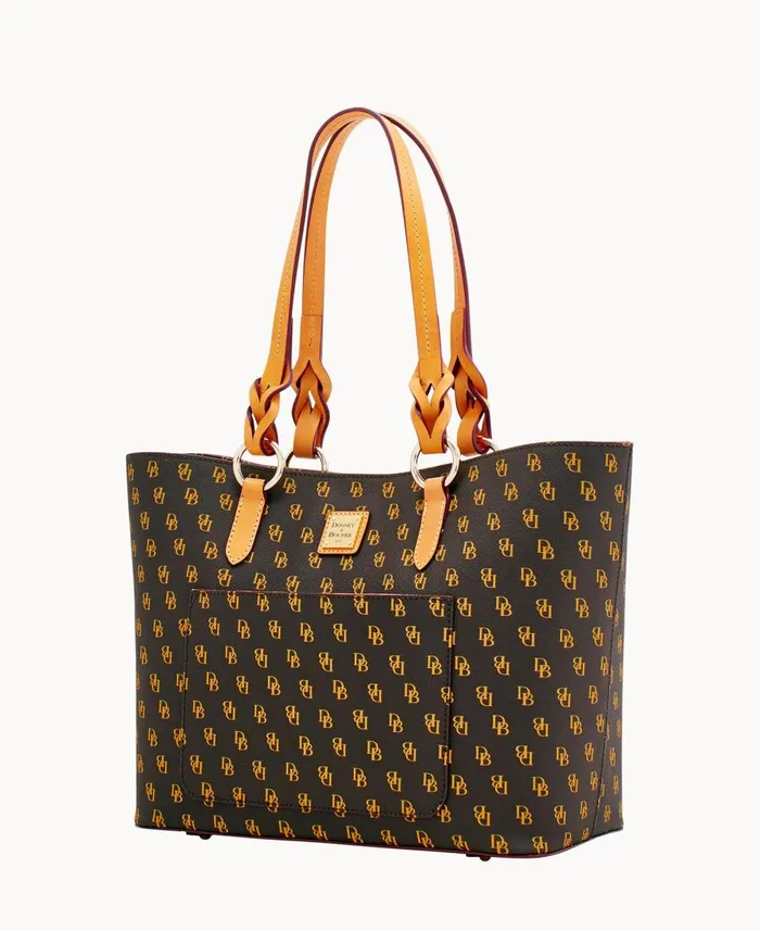 Dooney and Bourke Totes Blakely Tammy Tote Brown Tmoro 8211 WomenMen