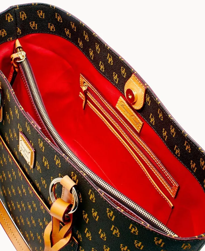 Dooney and Bourke Totes Blakely Tammy Tote Brown Tmoro 8211 WomenMen