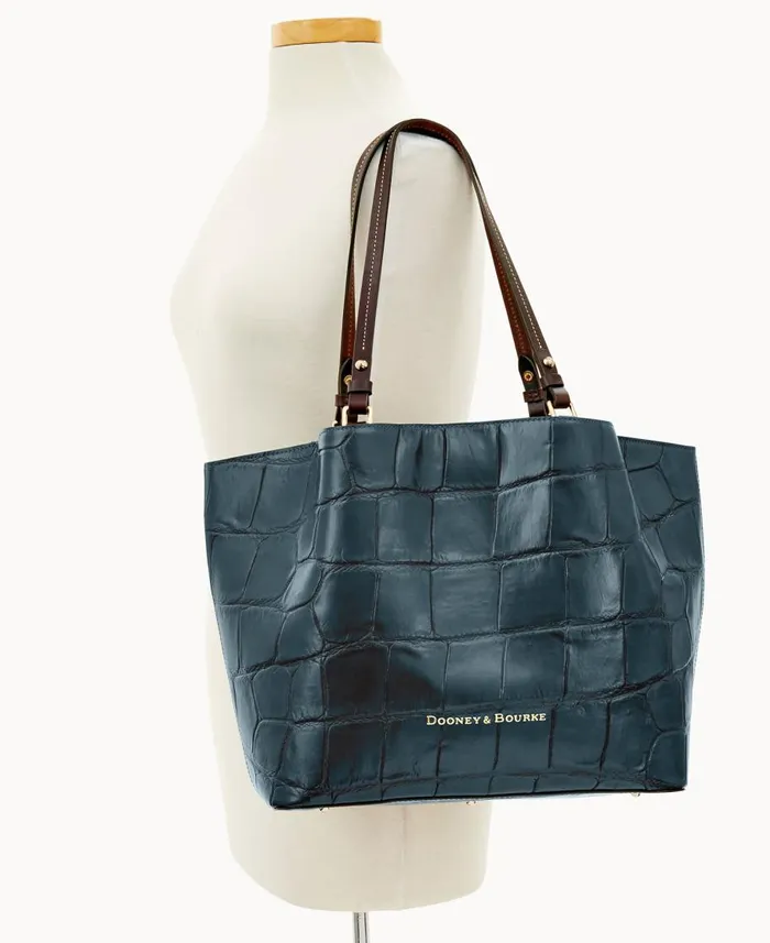 Dooney and Bourke Totes Denison Flynn Deep Teal 8211 WomenMen