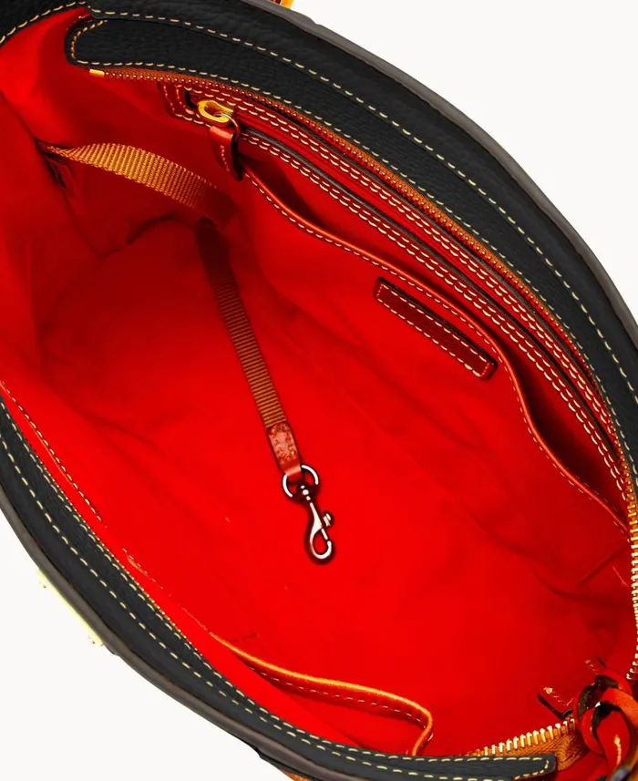 Dooney and Bourke Totes Pebble Grain Small Lexington Black 8211 WomenMen