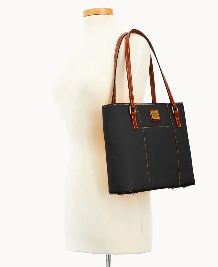 Dooney and Bourke Totes Pebble Grain Small Lexington Black 8211 WomenMen