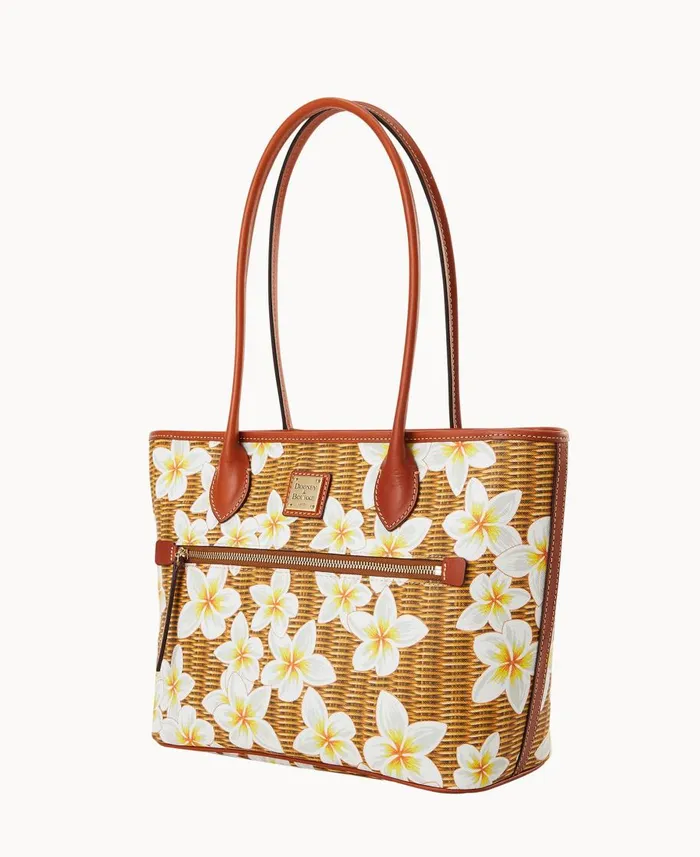 Dooney and Bourke Totes Plumeria Tote White 8211 WomenMen