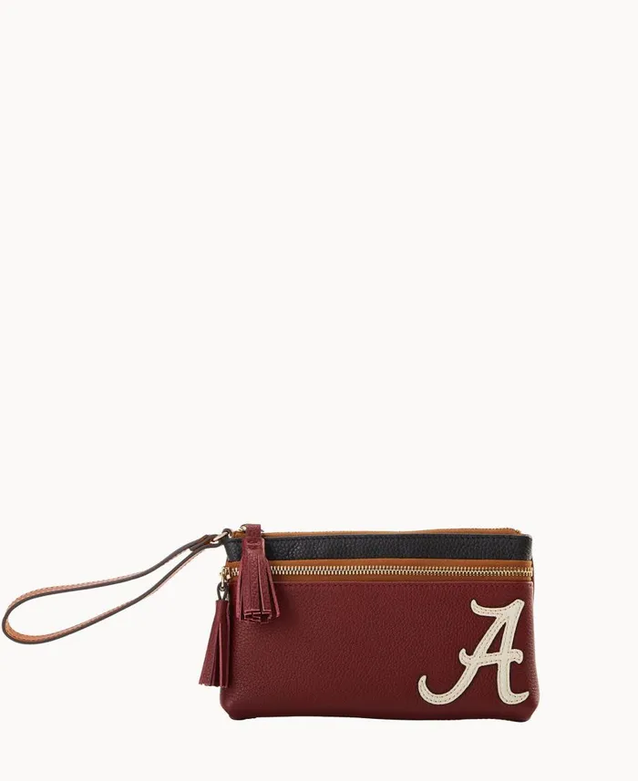 Dooney and Bourke Wallets Collegiate University Of Alabama Double Zip Wristlet University Of Alabama 8211 WomenMen Dooney and Bourke Wallets Collegiate University Of Alabama Double Zip Wristlet University Of Alabama 8211 WomenMen