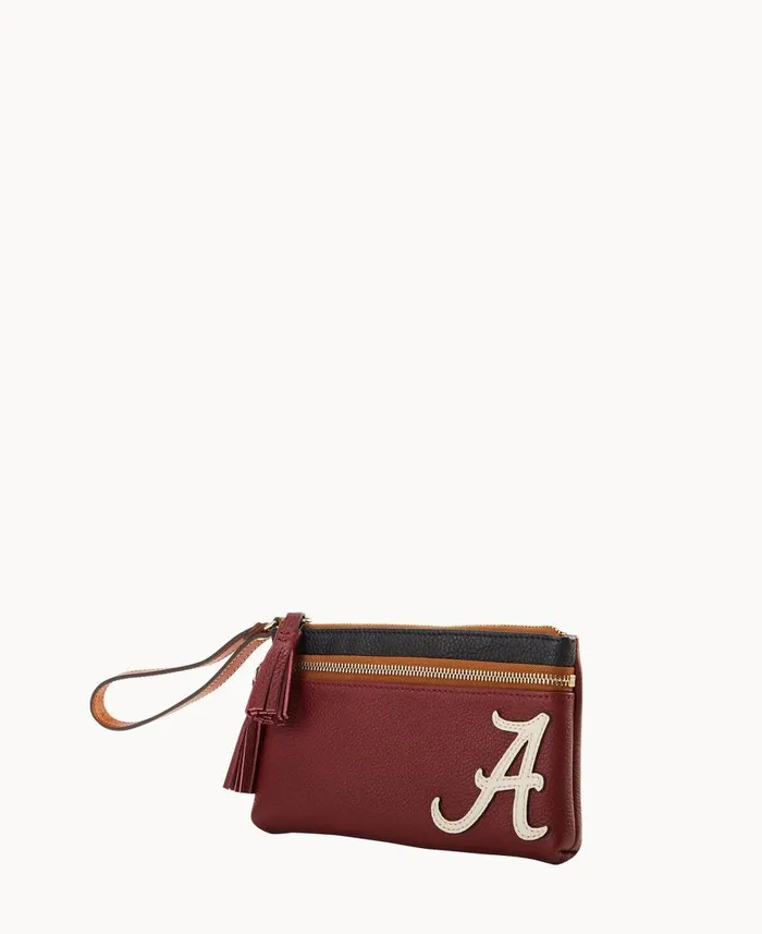 Dooney and Bourke Wallets Collegiate University Of Alabama Double Zip Wristlet University Of Alabama 8211 WomenMen Dooney and Bourke Wallets Collegiate University Of Alabama Double Zip Wristlet University Of Alabama 8211 WomenMen