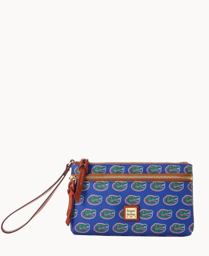 Dooney and Bourke Wallets Collegiate University Of Florida Double Zip Wristlet University Of Florid 8211 WomenMen Dooney and Bourke Wallets Collegiate University Of Florida Double Zip Wristlet University Of Florid 8211 WomenMen