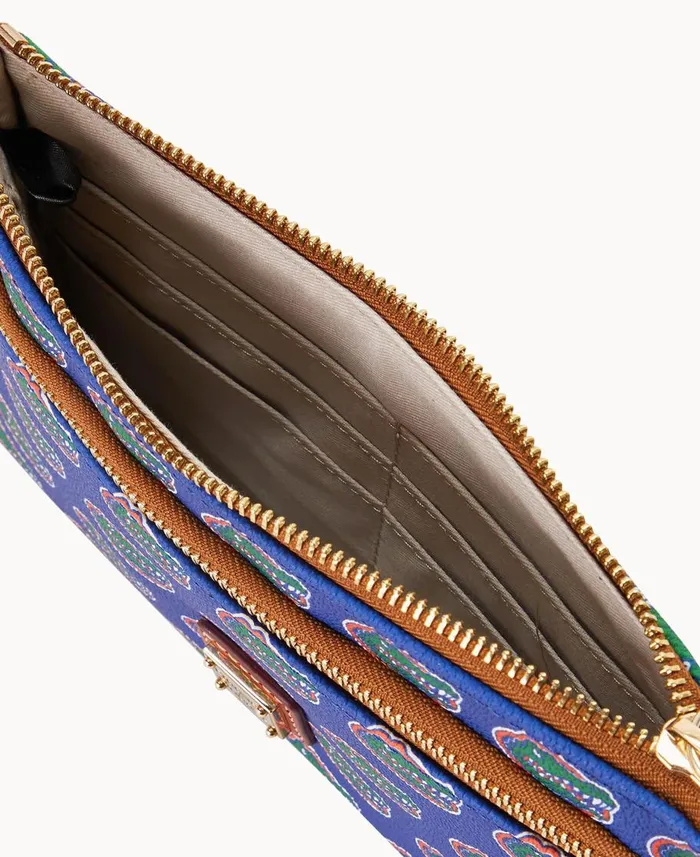 Dooney and Bourke Wallets Collegiate University Of Florida Double Zip Wristlet University Of Florid 8211 WomenMen Dooney and Bourke Wallets Collegiate University Of Florida Double Zip Wristlet University Of Florid 8211 WomenMen