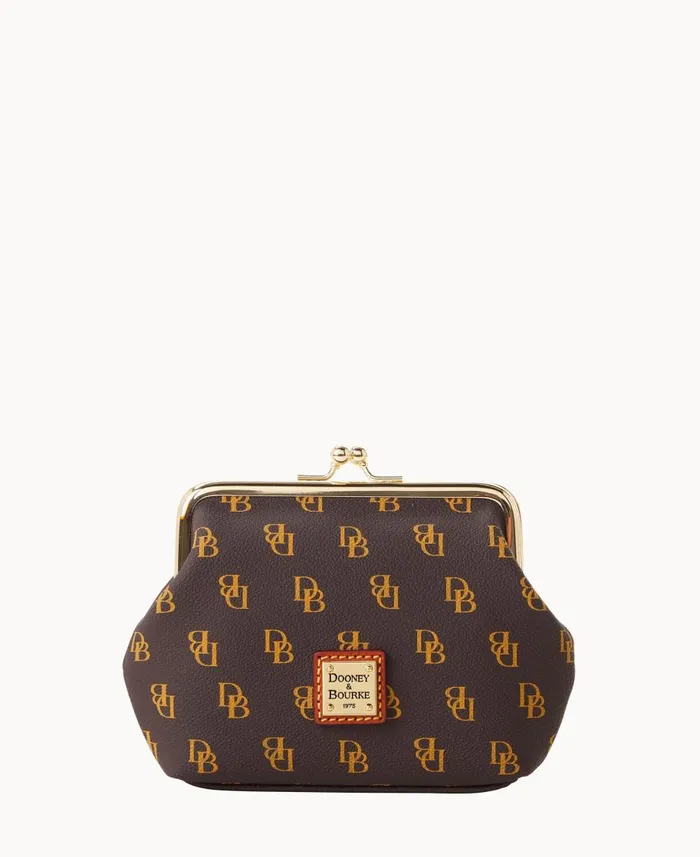 Dooney and Bourke Wallets Gretta Large Framed Coin Purse Brown Tmoro 8211 WomenMen Dooney and Bourke Wallets Gretta Large Framed Coin Purse Brown Tmoro 8211 WomenMen