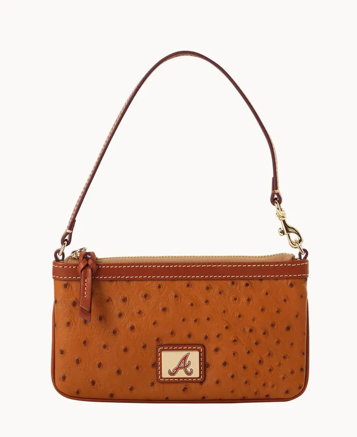 Dooney and Bourke Wallets MLB Braves Large Slim Wristlet Braves 8211 WomenMen