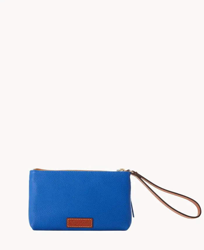 Dooney and Bourke Wallets MLB Mets Double Zip Wristlet Mets 8211 WomenMen