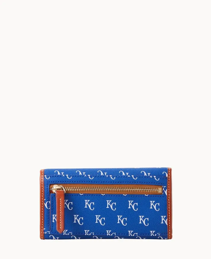 Dooney and Bourke Wallets MLB Royals Continental Clutch Royals 8211 WomenMen Dooney and Bourke Wallets MLB Royals Continental Clutch Royals 8211 WomenMen