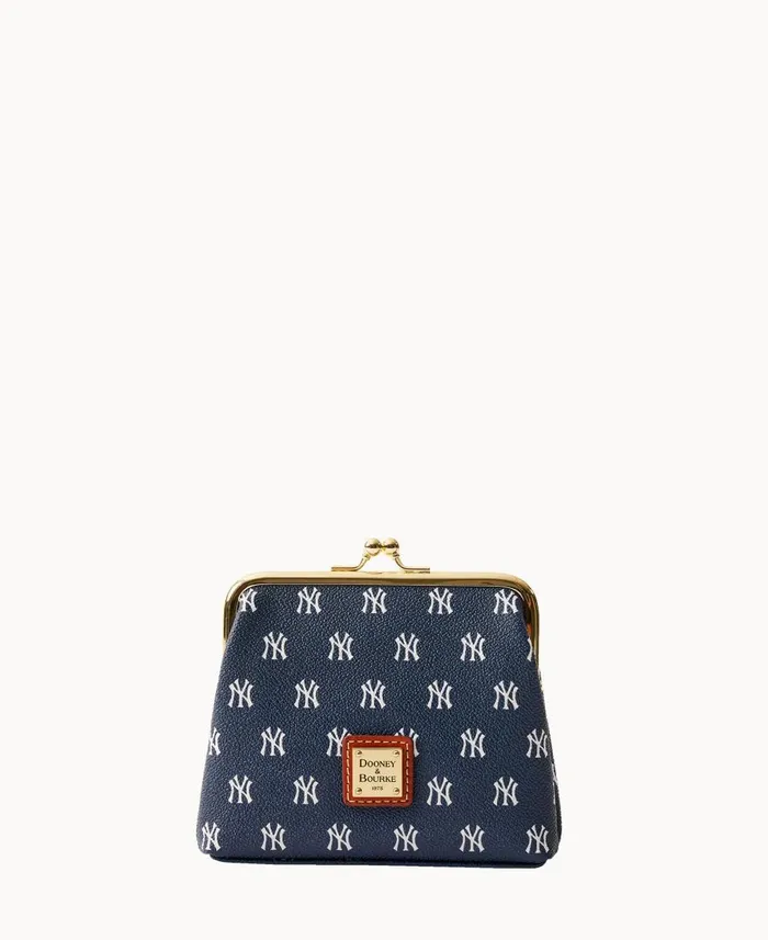 Dooney and Bourke Wallets MLB Yankees Large Framed Purse Yankees 8211 WomenMen