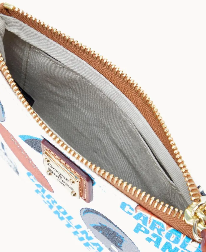 Dooney and Bourke Wallets NFL Panthers Stadium Wristlet Panthers 8211 WomenMen Dooney and Bourke Wallets NFL Panthers Stadium Wristlet Panthers 8211 WomenMen