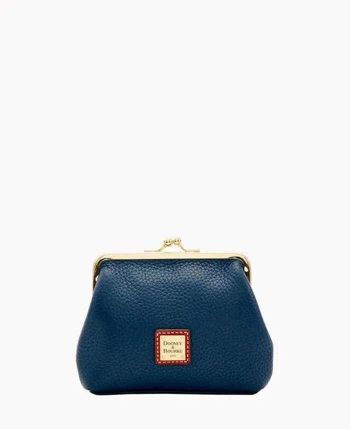 Dooney and Bourke Wallets Pebble Grain Large Frame Purse Midnight Blue 8211 WomenMen Dooney and Bourke Wallets Pebble Grain Large Frame Purse Midnight Blue 8211 WomenMen