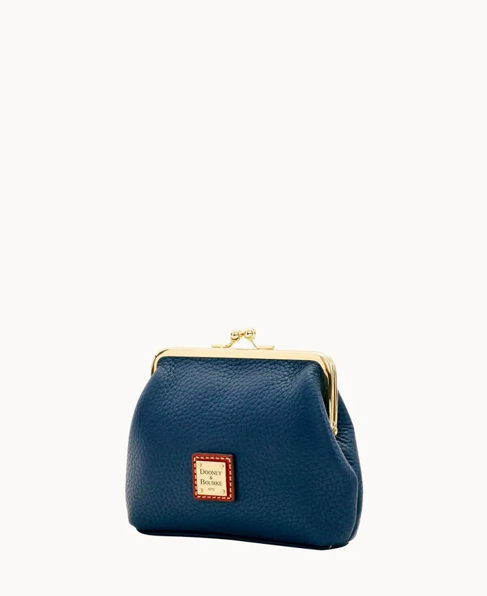Dooney and Bourke Wallets Pebble Grain Large Frame Purse Midnight Blue 8211 WomenMen Dooney and Bourke Wallets Pebble Grain Large Frame Purse Midnight Blue 8211 WomenMen