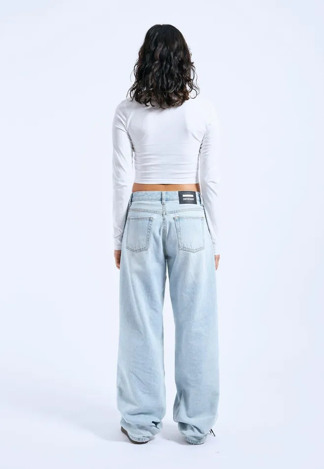 Dr Denim Longsleeves Women Jane Top 8211 Off White Off White