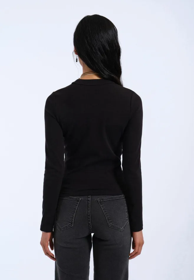 Dr Denim Longsleeves Women Stella Top 8211 Black Black