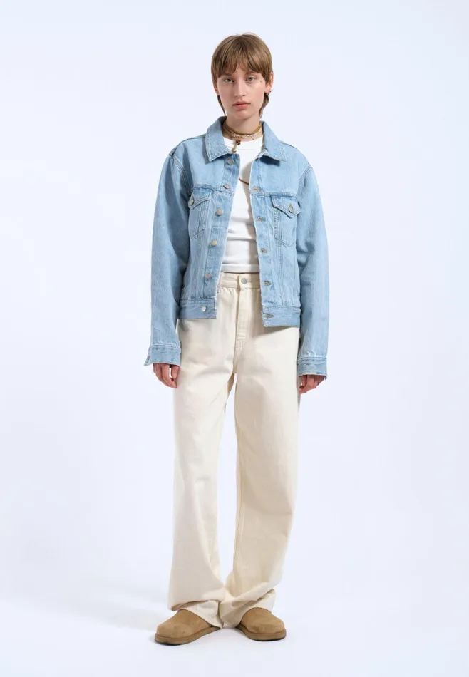 Dr Denim Outerwear Women Joey Trucker Jacket 8211 Stream Light Retro Stream Light Retro