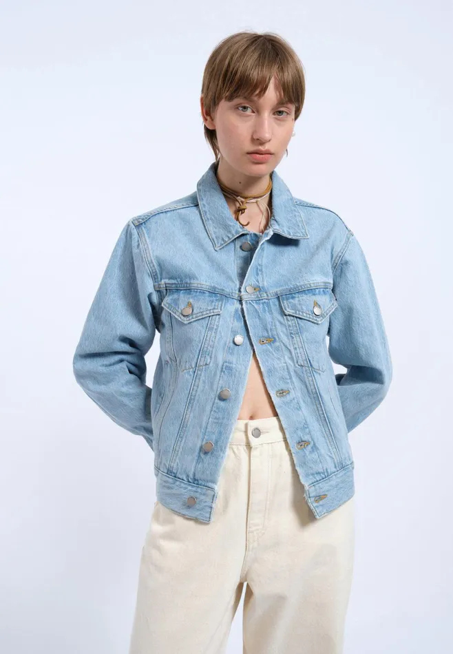 Dr Denim Outerwear Women Joey Trucker Jacket 8211 Stream Light Retro Stream Light Retro