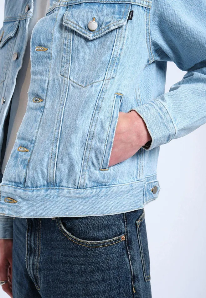 Dr Denim Outerwear Women Joey Trucker Jacket 8211 Stream Light Retro Stream Light Retro