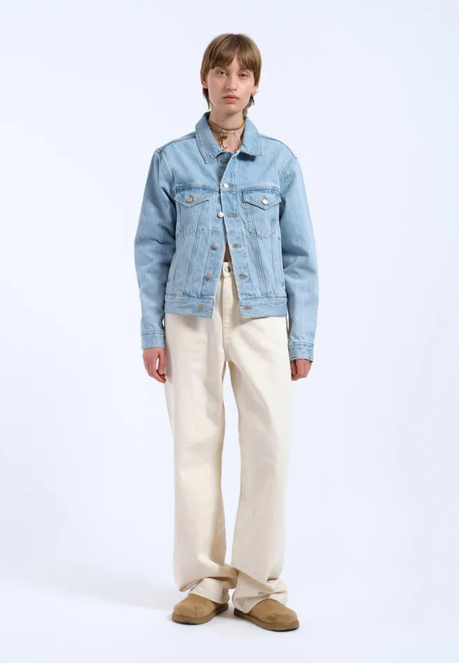 Dr Denim Outerwear Women Joey Trucker Jacket 8211 Stream Light Retro Stream Light Retro