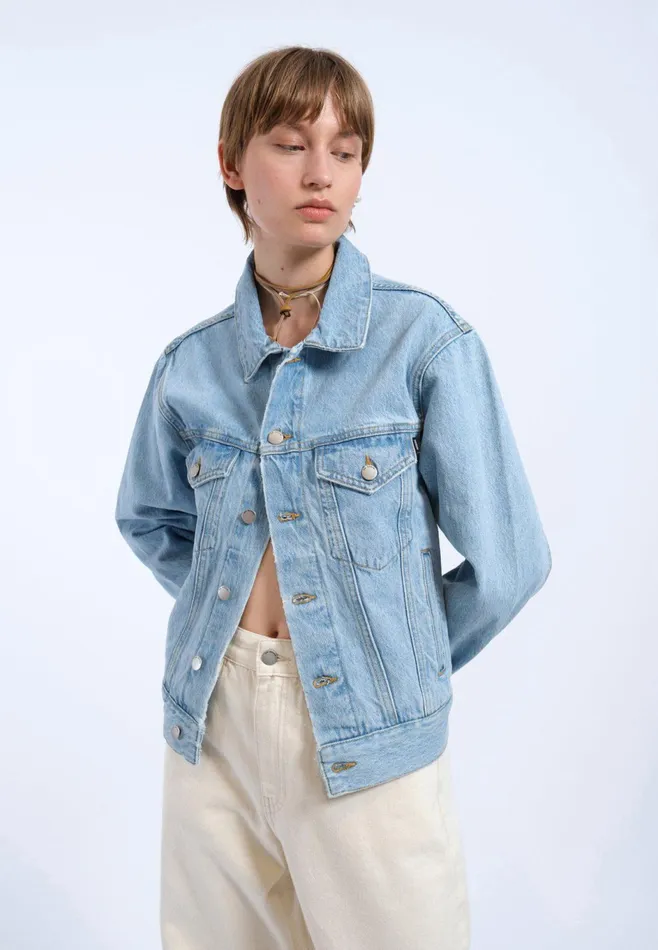 Dr Denim Outerwear Women Joey Trucker Jacket 8211 Stream Light Retro Stream Light Retro