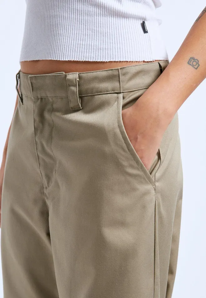 Dr Denim Pants Women Hill Pants 8211 Khaki Khaki