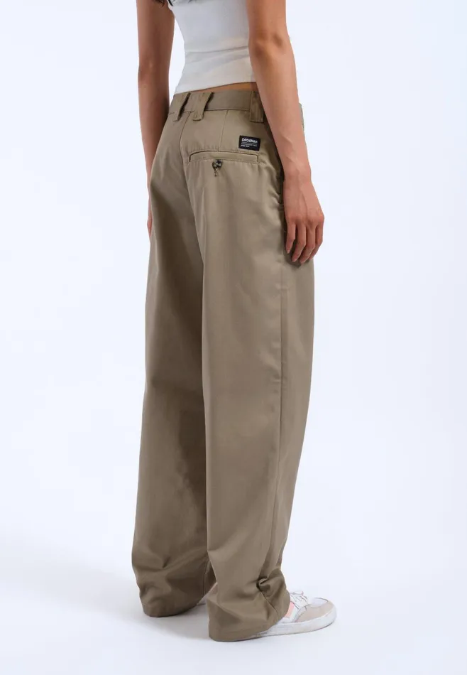 Dr Denim Pants Women Hill Pants 8211 Khaki Khaki