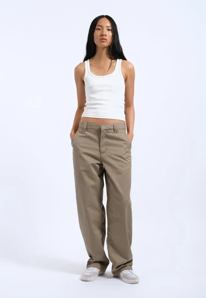 Dr Denim Pants Women Hill Pants 8211 Khaki Khaki