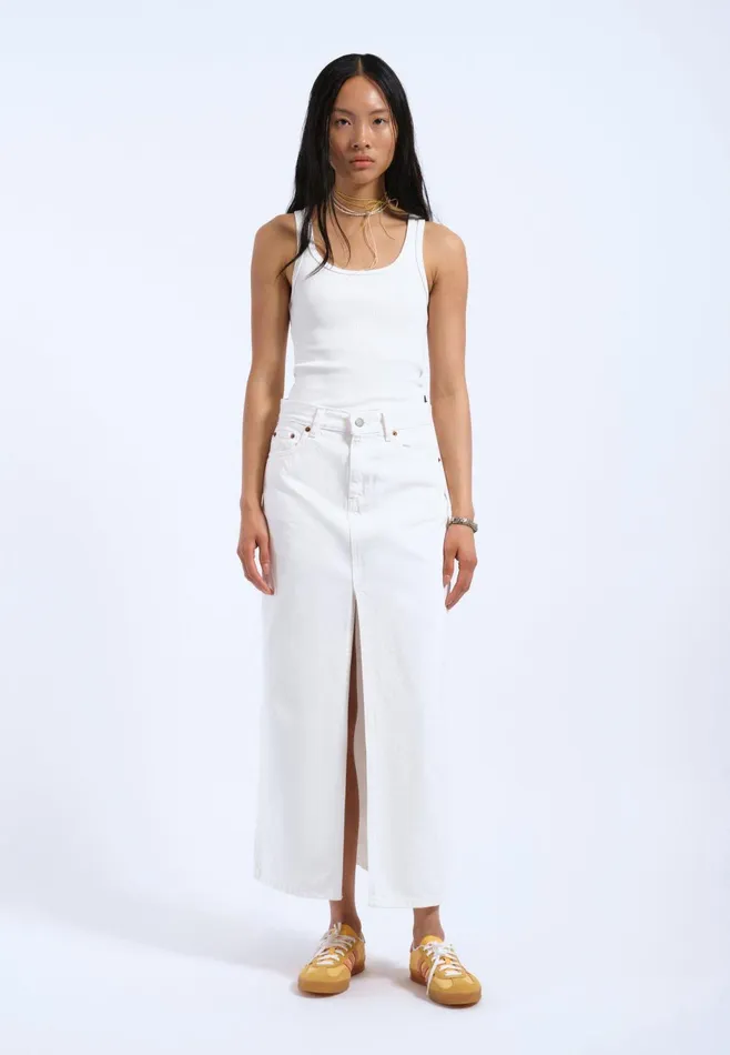 Dr Denim Skirts and Dresses Women Myra Skirt 8211 White White