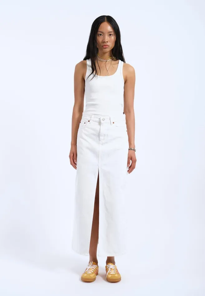 Dr Denim Skirts and Dresses Women Myra Skirt 8211 White White