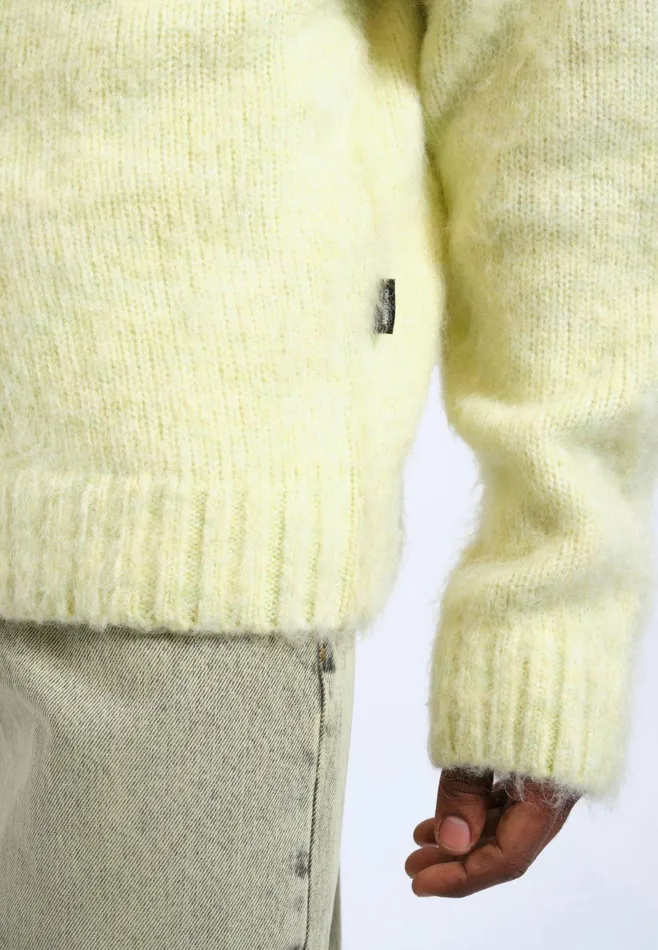 Dr Denim Sweatshirts and Hoodies Women Tom Cardigan 8211 Brushed Light Yellow Brushed Light Yellow