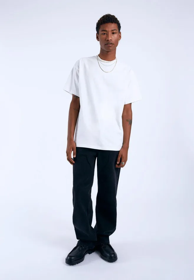 Dr Denim Tees and Longsleeves Men Trooper Tee 8211 White White