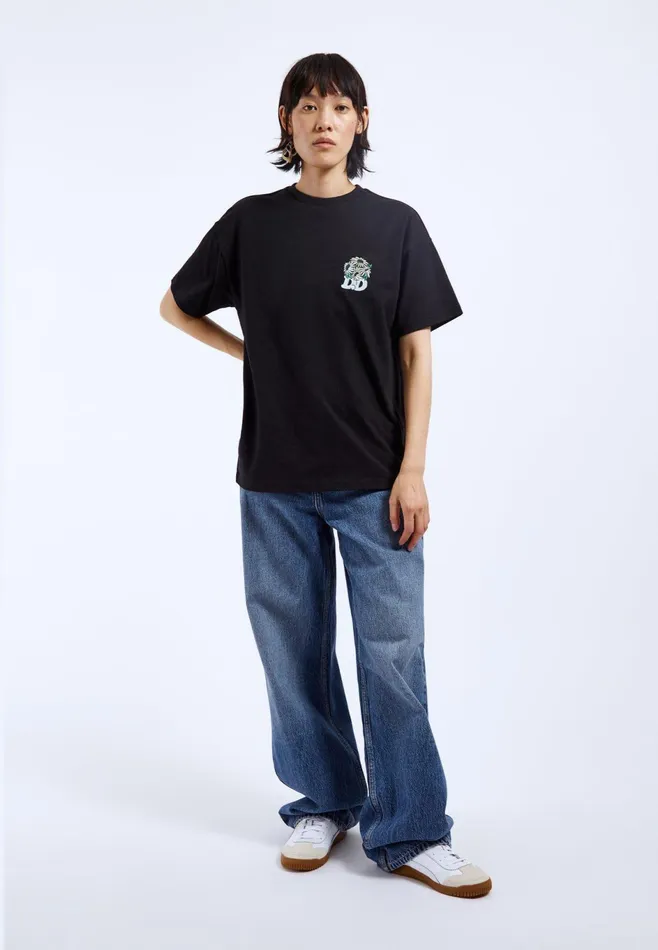 Dr Denim Tees and Tanks Women Trooper Tee 8211 Black Small DD Daisy Black Small Dd Daisy
