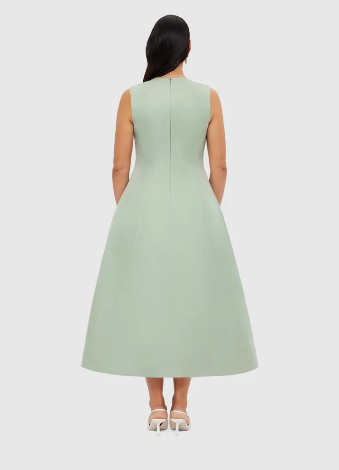 Dresses and Jumpsuits LEO LIN Women Cleo Sleeveless Midi Dress 8211 Sage