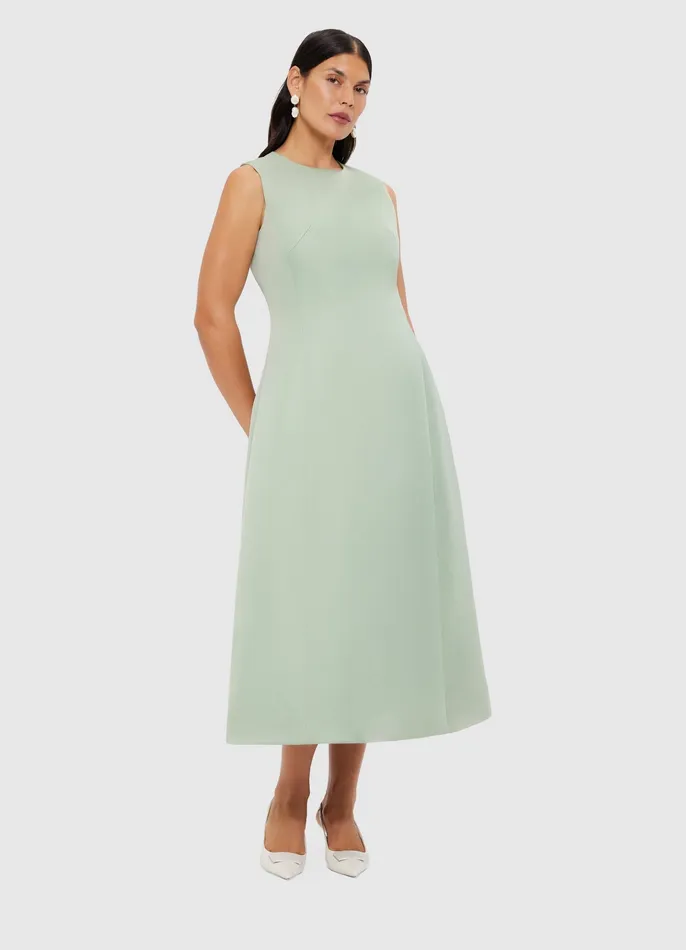 Dresses and Jumpsuits LEO LIN Women Cleo Sleeveless Midi Dress 8211 Sage