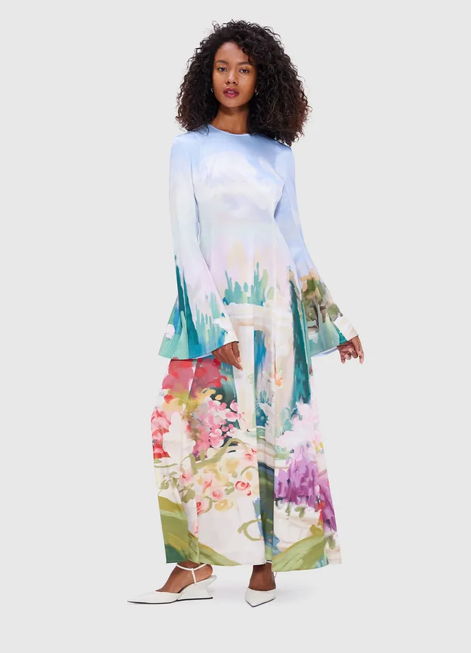 Dresses and Jumpsuits LEO LIN Women Francesca Maxi Dress 8211 Jardin Print