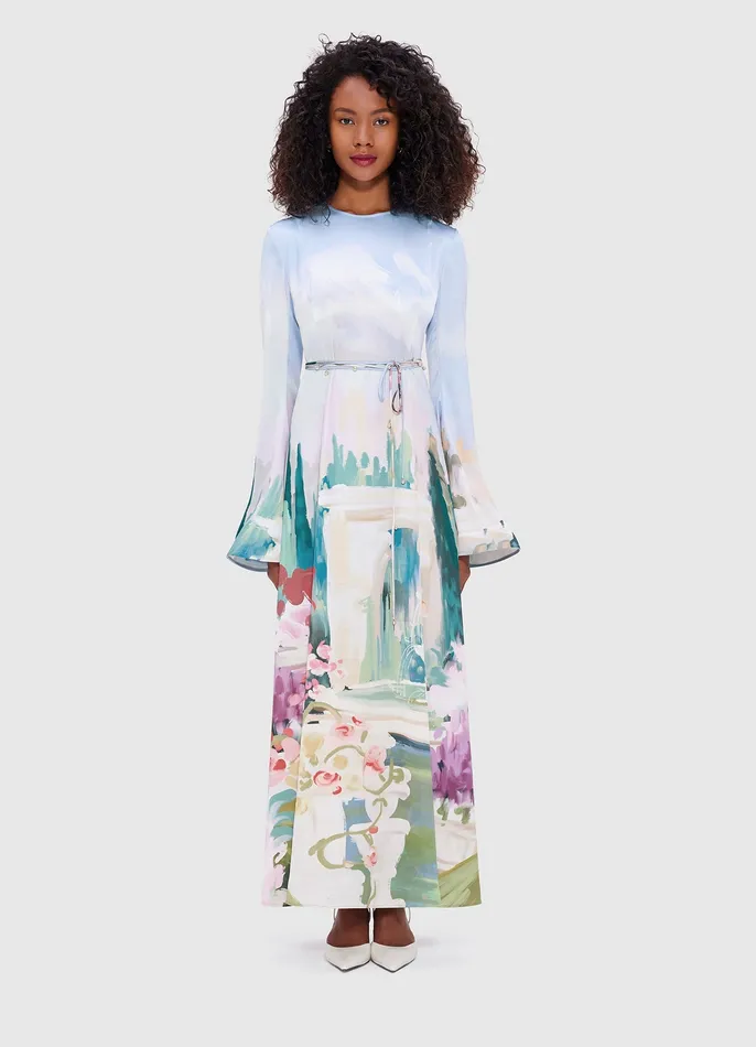 Dresses and Jumpsuits LEO LIN Women Francesca Maxi Dress 8211 Jardin Print
