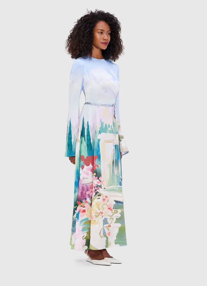 Dresses and Jumpsuits LEO LIN Women Francesca Maxi Dress 8211 Jardin Print