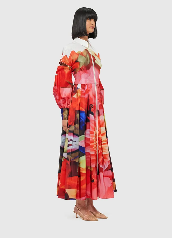 Dresses and Jumpsuits LEO LIN Women Tessa Midi Dress 8211 Kaleidoscope Print