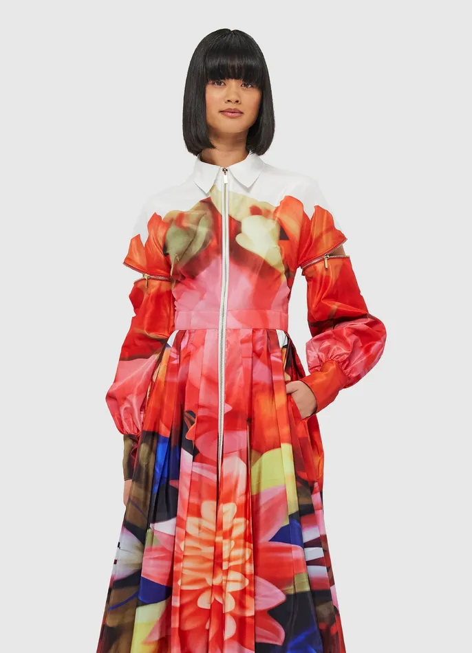 Dresses and Jumpsuits LEO LIN Women Tessa Midi Dress 8211 Kaleidoscope Print