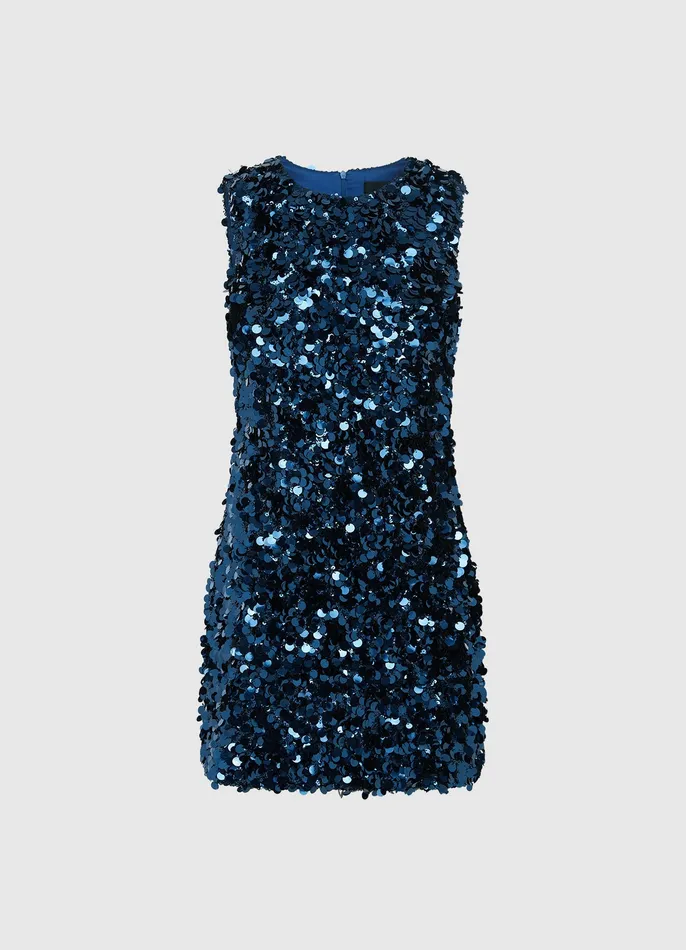 Dresses and Jumpsuits Talia Sequin Mini Dress 8211 Midnight Blue LEO LIN Women Dresses and Jumpsuits Talia Sequin Mini Dress 8211 Midnight Blue LEO LIN Women