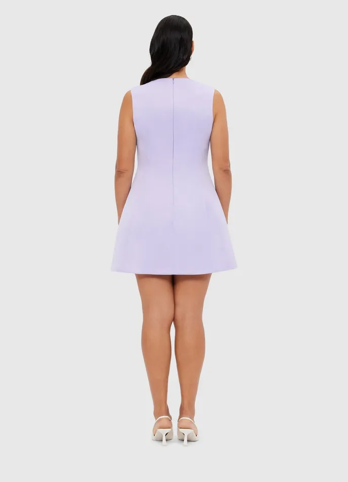Dresses and Jumpsuits Women Chloe Sleeveless Mini Dress 8211 Lilac LEO LIN