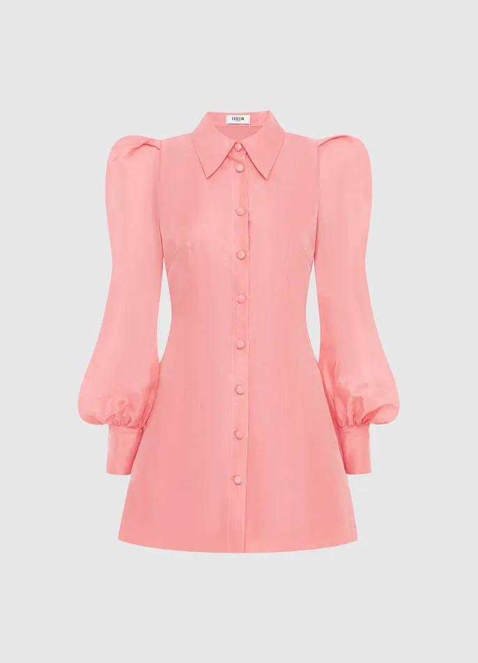 Dresses and Jumpsuits Women Lana Structured Shoulder Mini Dress 8211 Strawberry Pink LEO LIN Dresses and Jumpsuits Women Lana Structured Shoulder Mini Dress 8211 Strawberry Pink LEO LIN